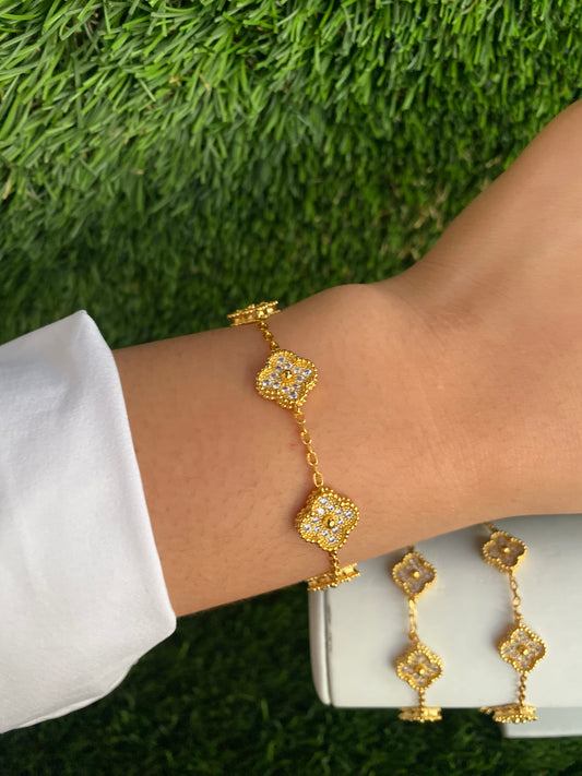 Valencia clover bracelet
