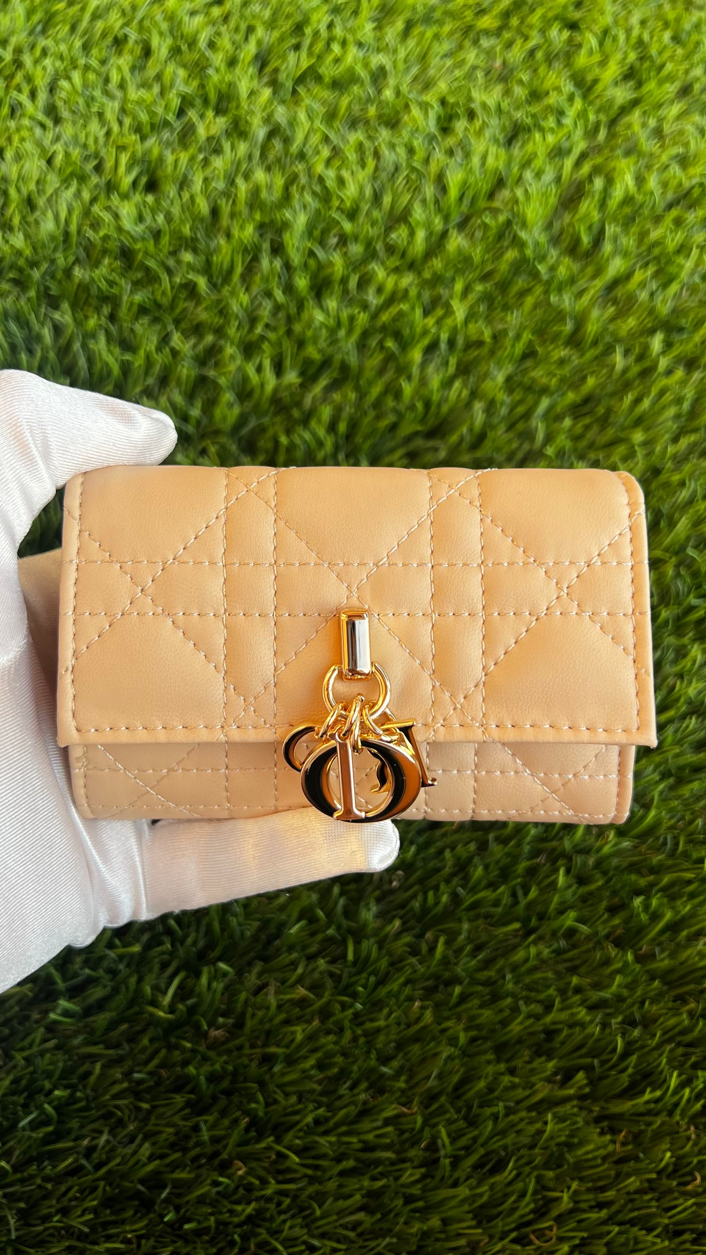 Tan Dahlia Wallet