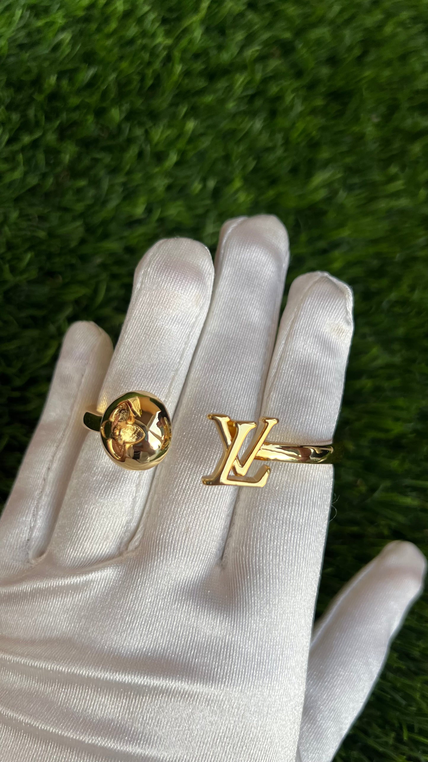 Lucia Gold Cuff Bangle